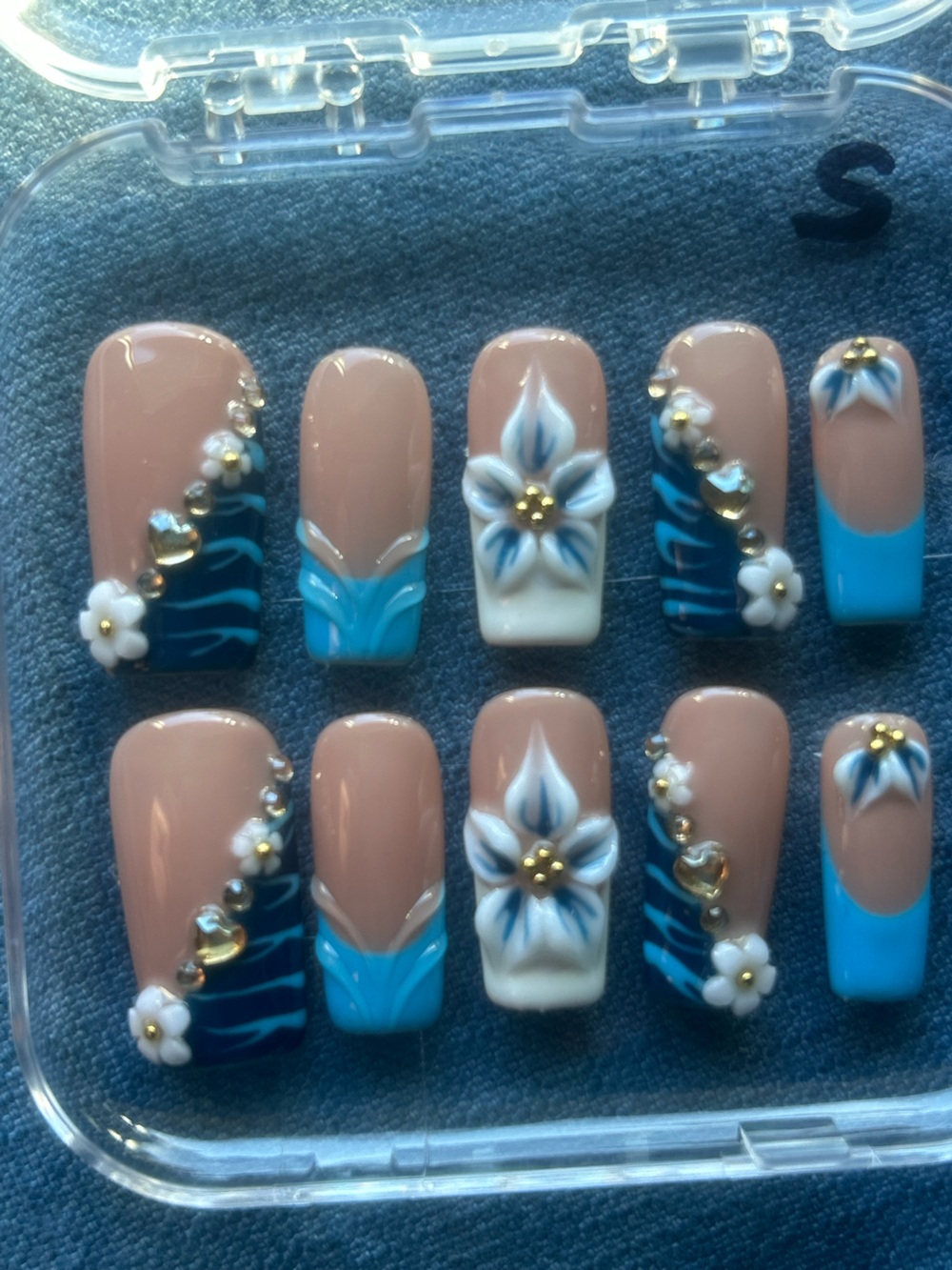 Long Square - Handmade Artisan Press On Nails
